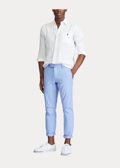 Men's Polo Ralph Lauren Stretch Slim Fit Chino Pants | 714569QDL